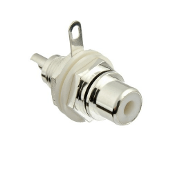 KaCsa RJ-133ST Posrebrzane gniazdo RCA
